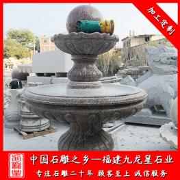 廠家批發(fā)石雕風(fēng)水球噴泉 園林景區(qū)大理石風(fēng)水球